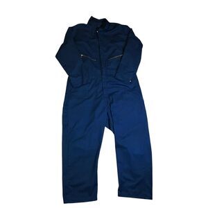 Vintage Big Ben Overalls Blue Carpenter Mechanic Work Wear Size Medium Made USA